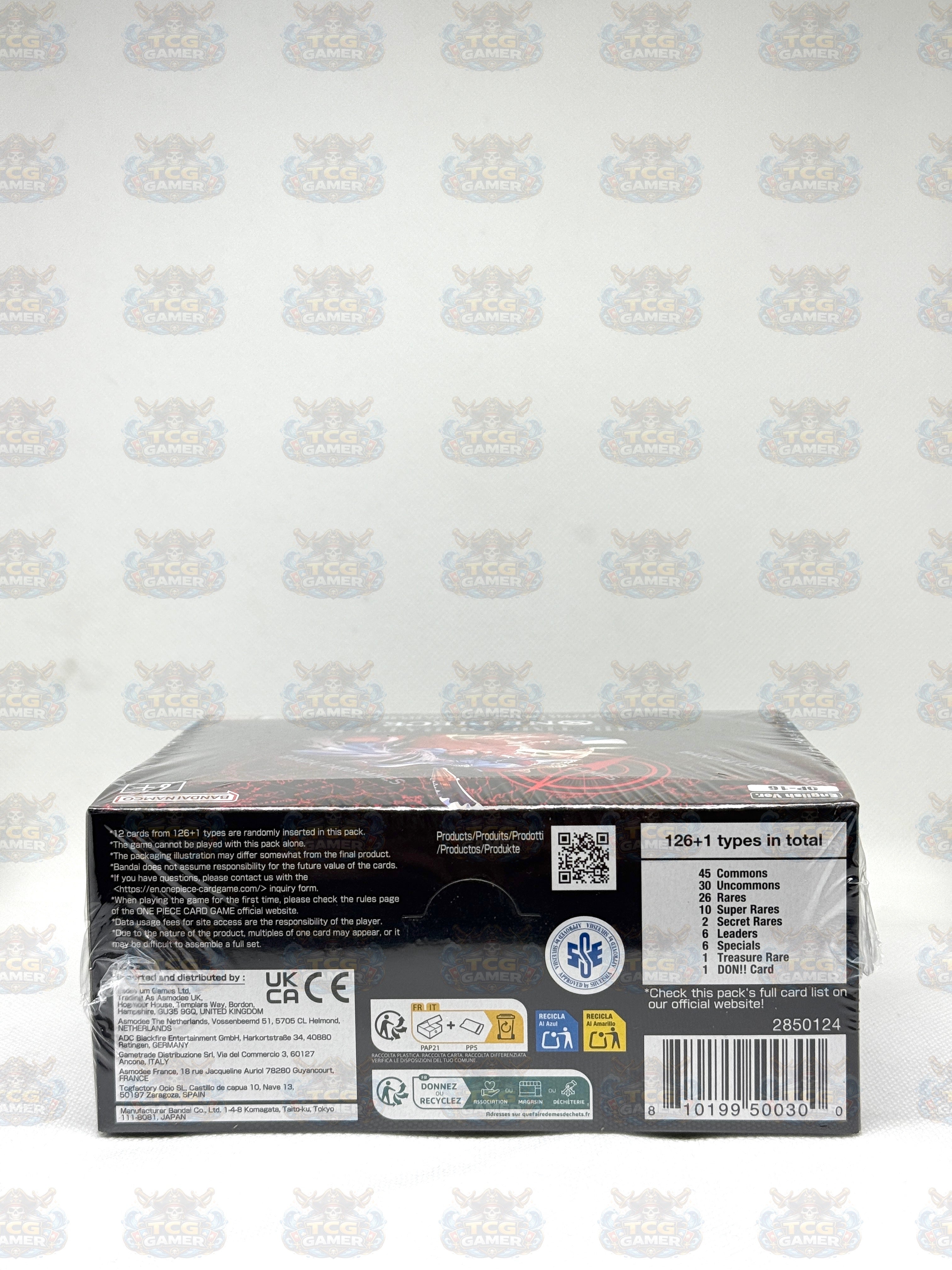 One Piece TCG: OP16 The Time of Battle Booster Box Sealed English UK New