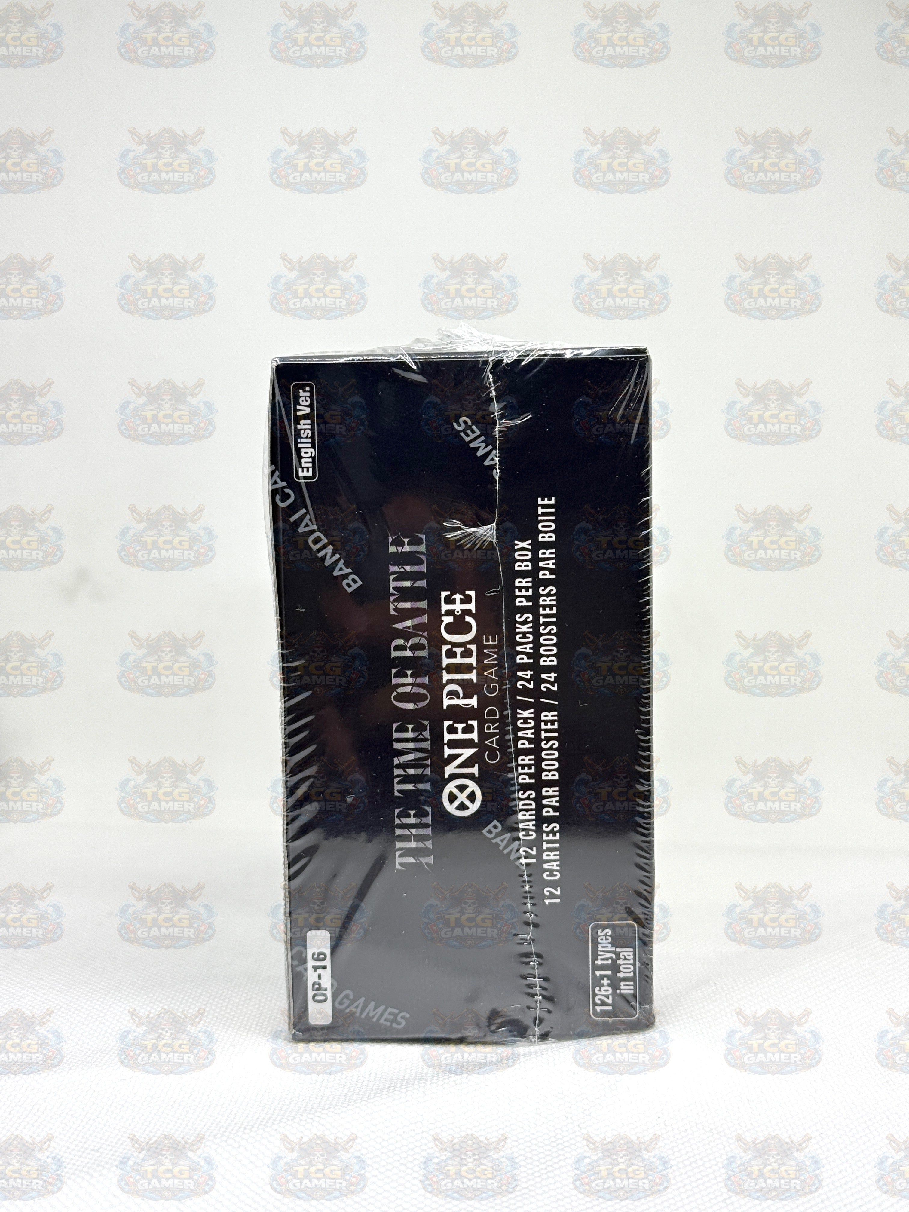 One Piece TCG: OP16 The Time of Battle Booster Box Sealed English UK New