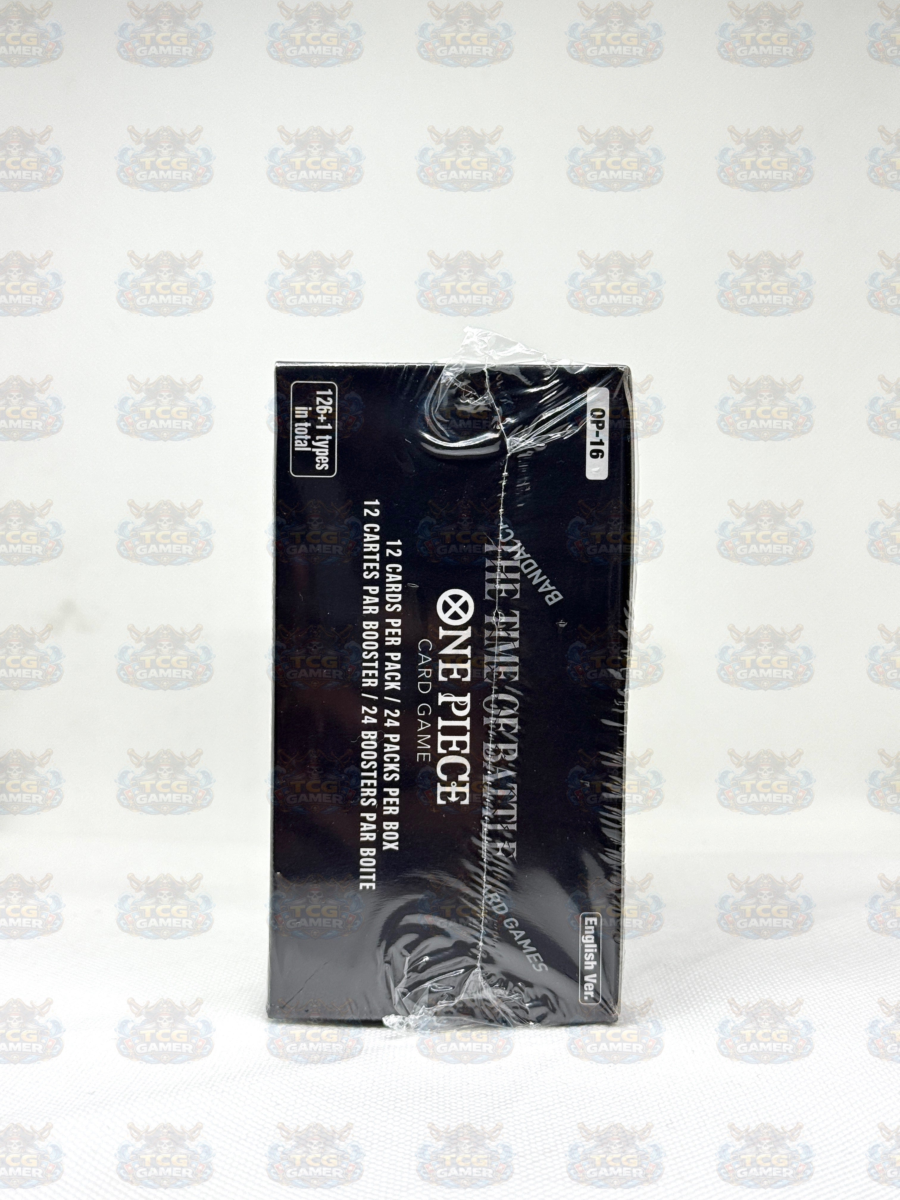 One Piece TCG: OP16 The Time of Battle Booster Box Sealed English UK New