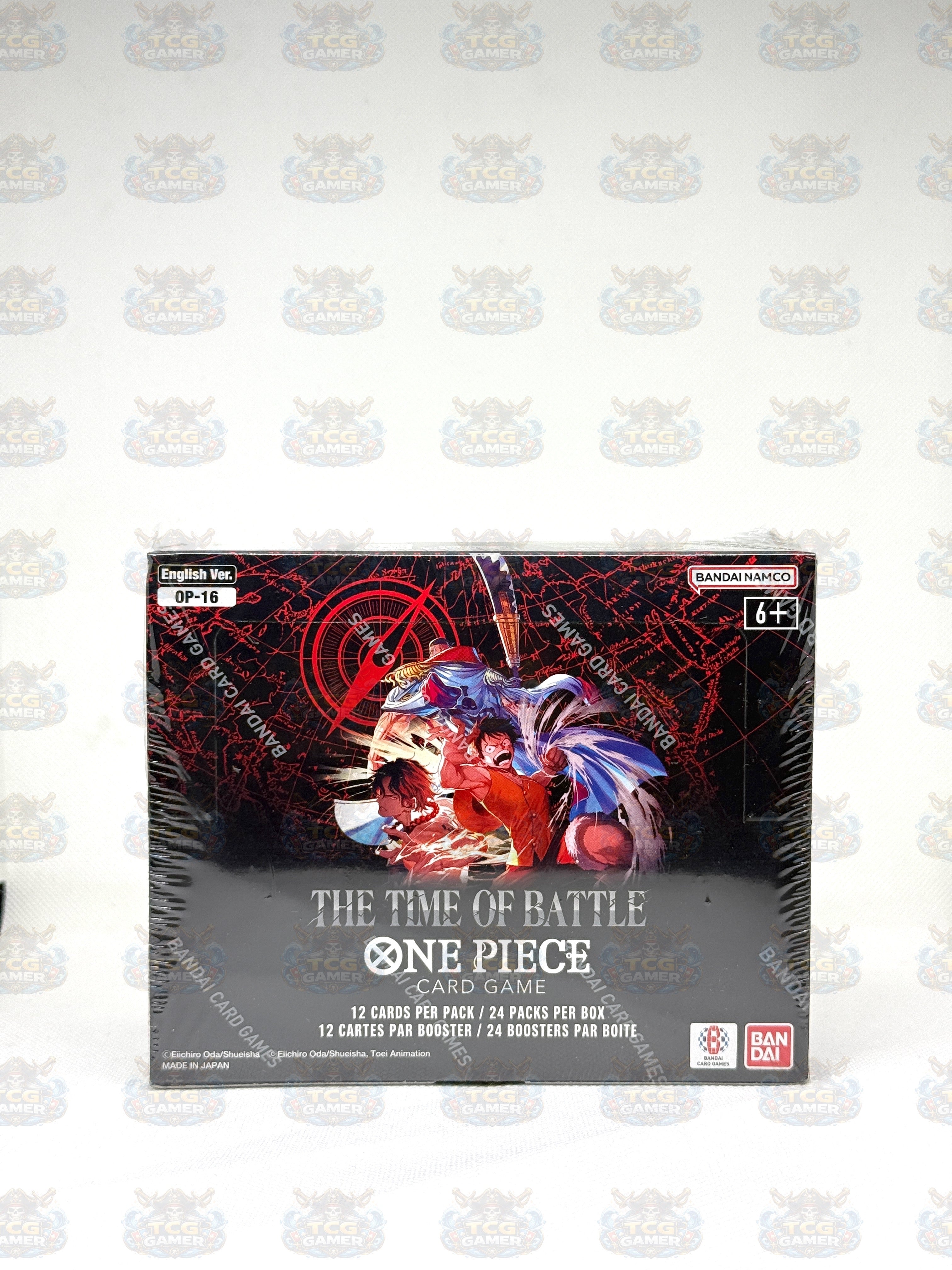 One Piece TCG: OP16 The Time of Battle Booster Box Sealed English UK New