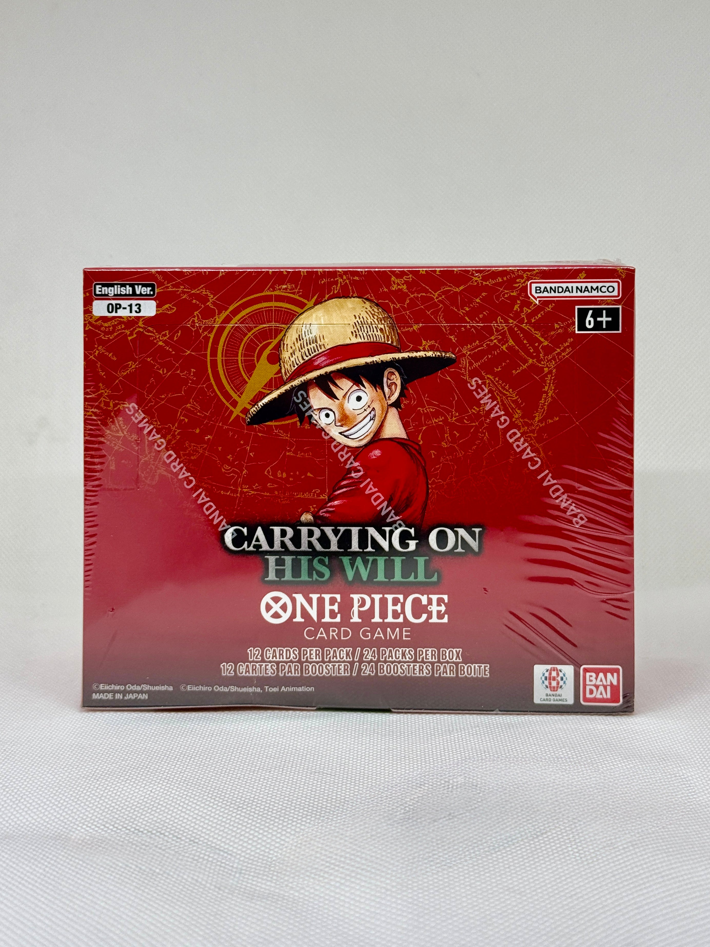 One Piece TCG: OP13 Carrying On His Will Booster Box Sealed English UK New