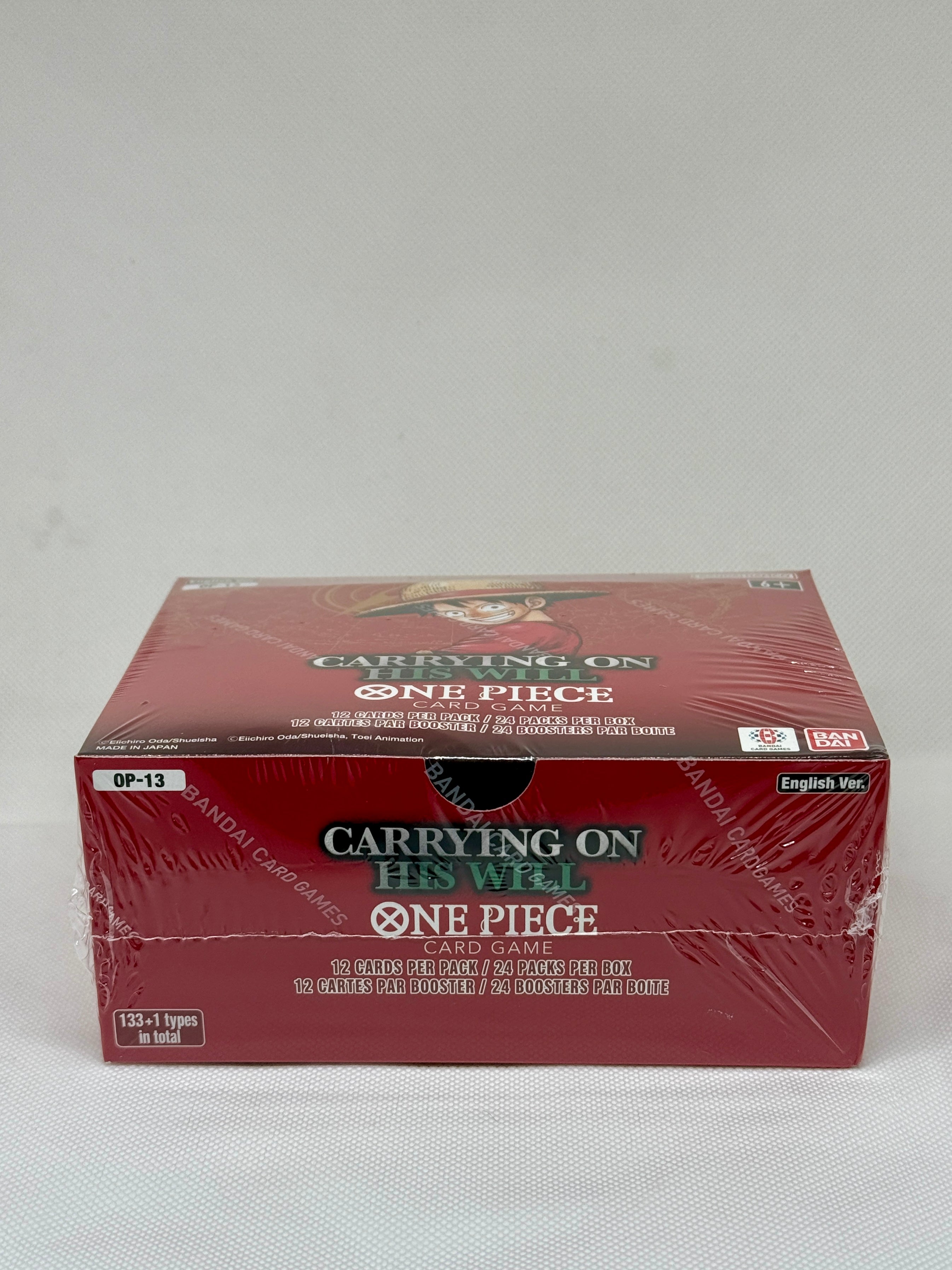 One Piece TCG: OP13 Carrying On His Will Booster Box Sealed English UK New